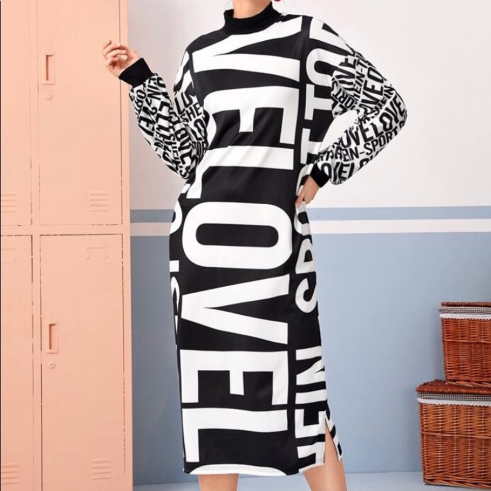 Graphic dress